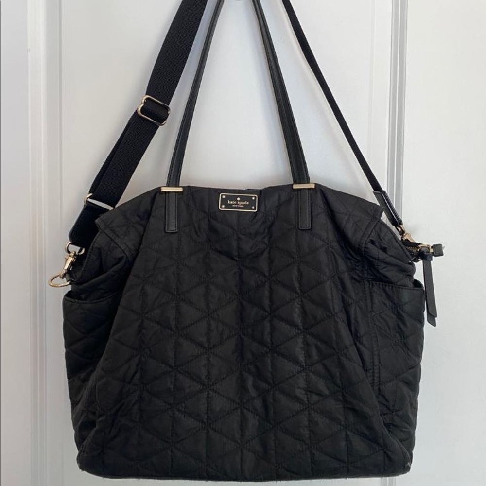 Kate Spade New York Avenue Black Kaylie Baby Bag